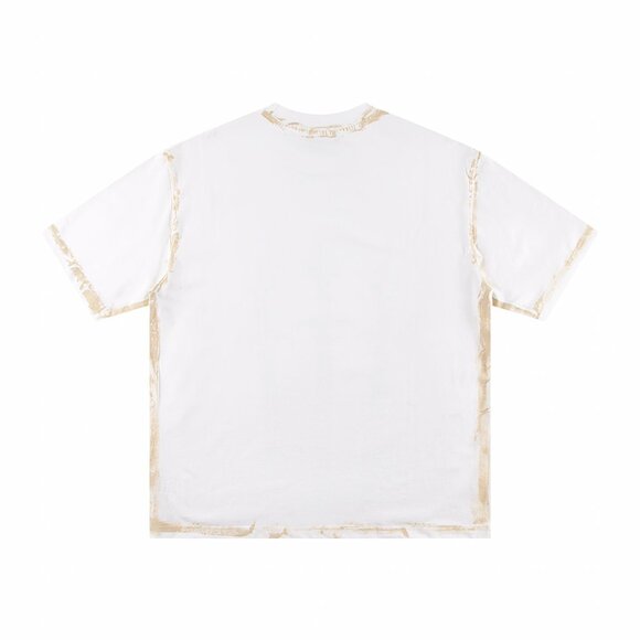 Thug Club White Distressed T Shirt With Sword Graphics - Picture 2 of 7